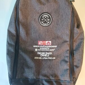 Callaway Black Golf Shoe Vented Full Zip Travel Bag 1982 Senior Championship PGA